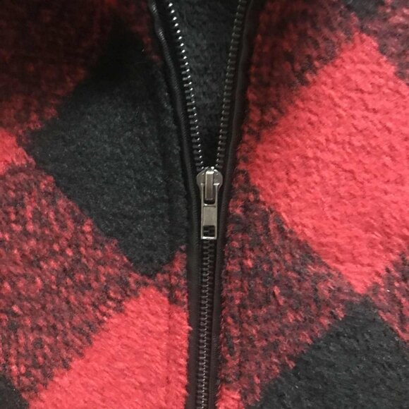 Cute Red and Black Buffalo Plaid Vest - Picture 12 of 12